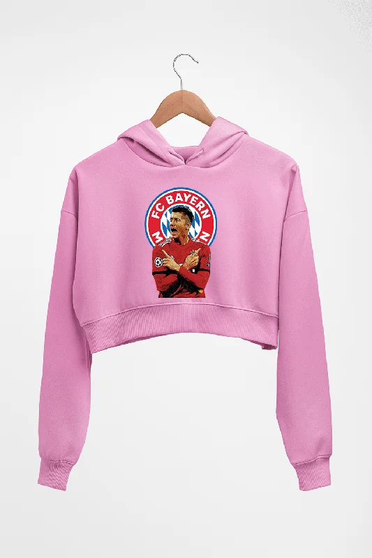 Epic Deals warm hooded sweatshirtRobert Lewandowski Crop HOODIE FOR WOMEN