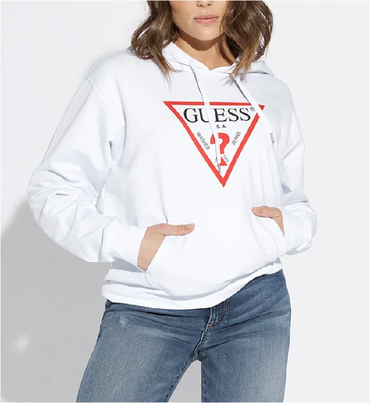 Sale Event sleek gym hoodieGuess Classic Triangle Hoodie