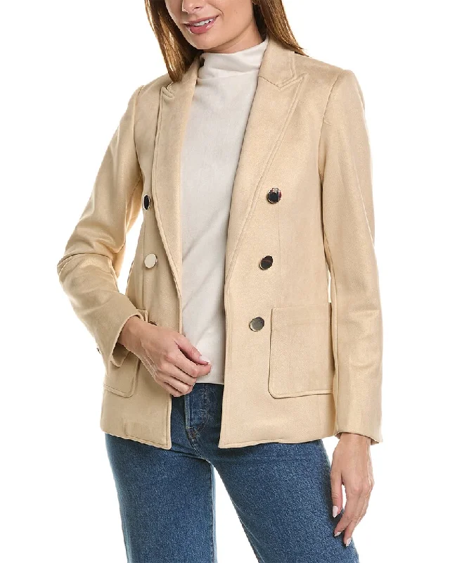 Deal Mania T Tahari Double-Breasted Blazer