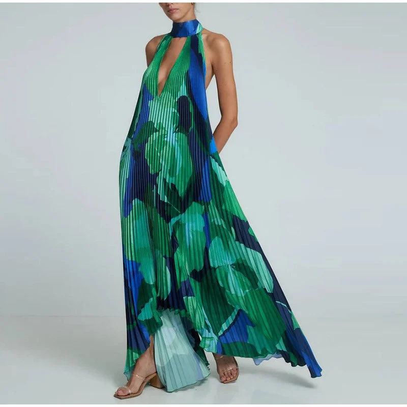 cocktail party dressBrandi Summer Printed Maxi Dress