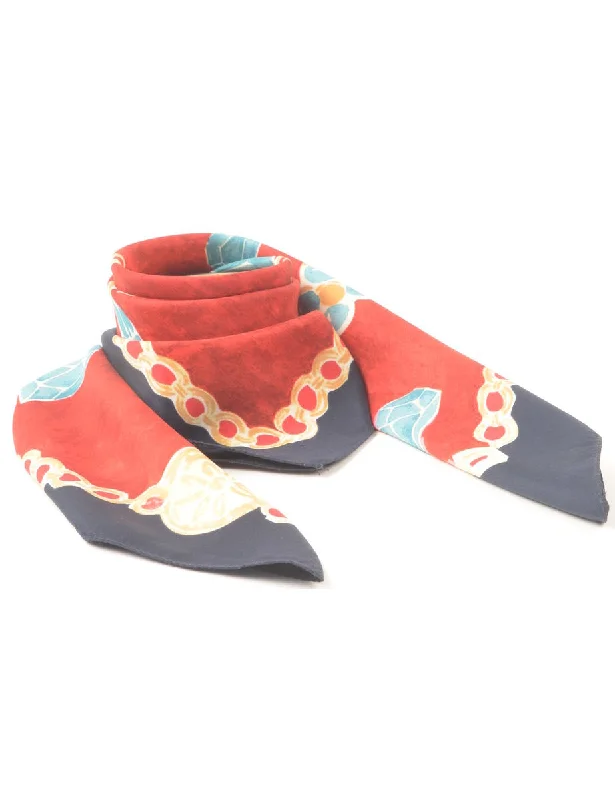 fashionable outerwearNovelty Print Head Scarf - M