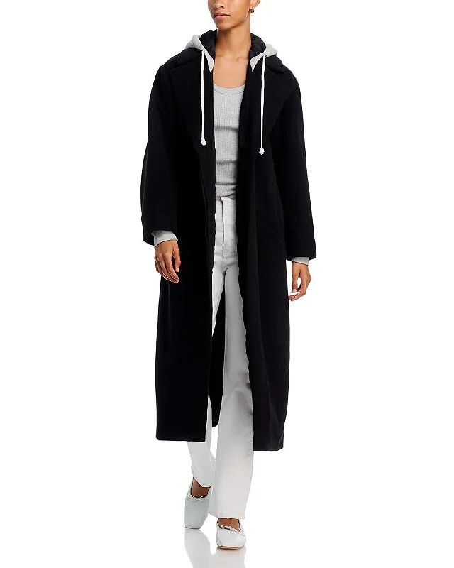 Grand Opening Sale Cinq à Sept Women's Vander Coat, Black/Heather Grey