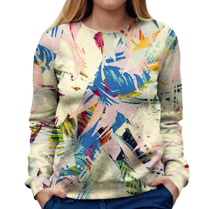 Super Sale trendy gym wear hoodiePalm Twist Womens Sweatshirt