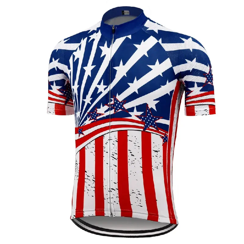 pullover workout hoodieStars & Stripes USA Short Sleeve Cycling Jersey