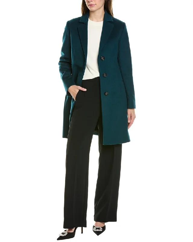 Hurry In Cinzia Rocca Wool & Cashmere-Blend Coat