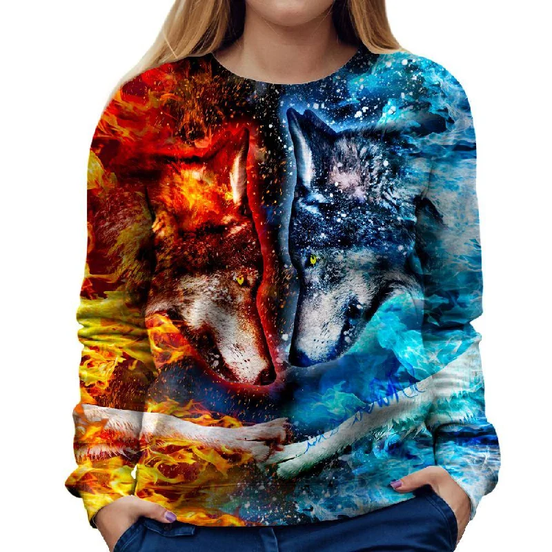 athletic style hoodieFire And Ice Womens Sweatshirt