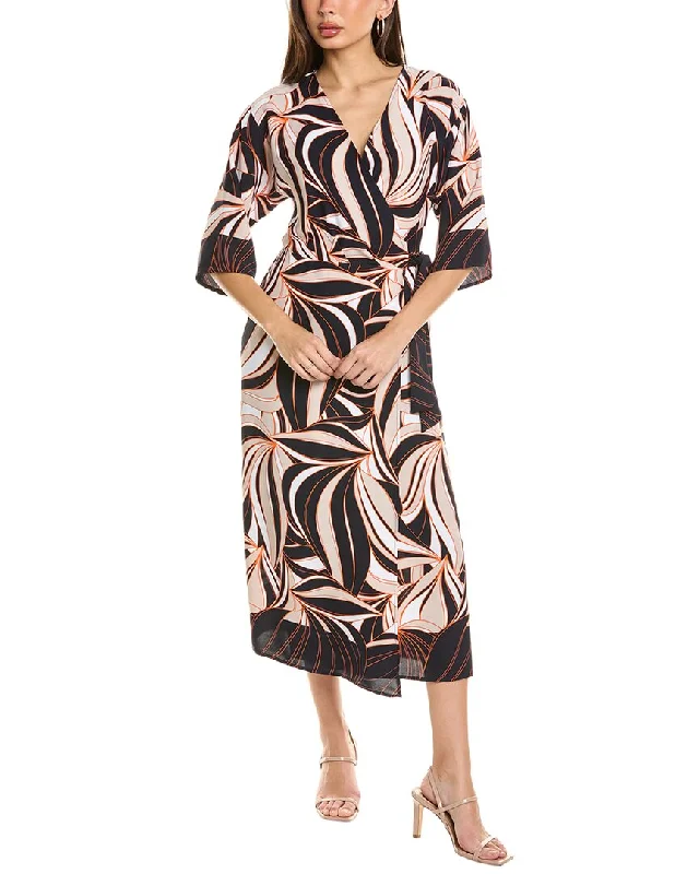 fitted coatJoseph Ribkoff Midi Wrap Dress