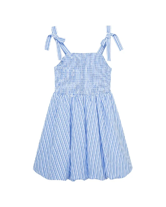 trendy mini dressHabitual Smocked Bubble Dress