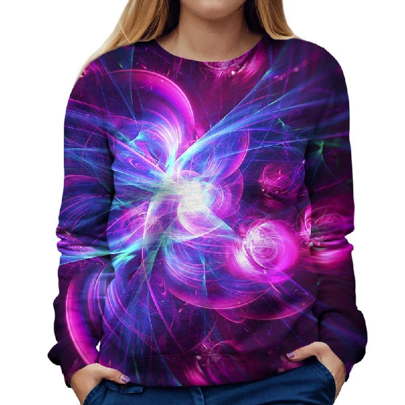 Factory Direct Sale minimaPurple Light Womens Sweatshirt