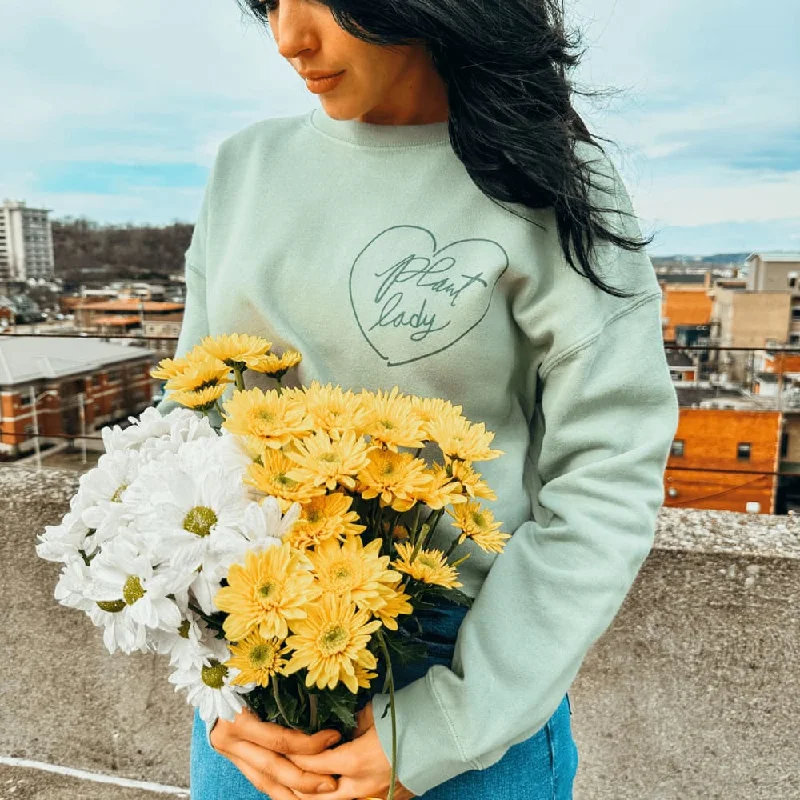 Deal Mania breathable gym hoodiePlant Lady Cropped Sweatshirt