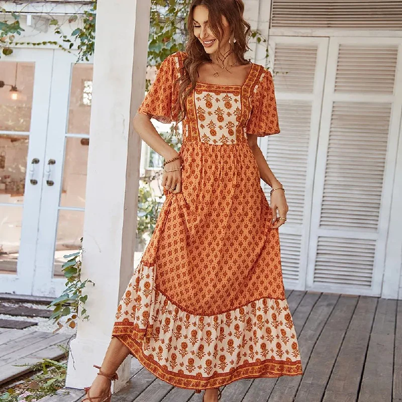 lace dressElegant Bohemian Summer Evening Dress