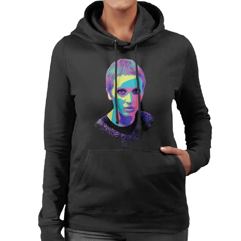 Special Savings fleece hoodieTV Times Actress & Singer Julie Driscoll Pop Art Stylised Women's Hooded Sweatshirt Special Savings fleece hoodieTV Times Actress & Singer Julie Driscoll Pop Art Stylised Women's Hooded Sweatshirt