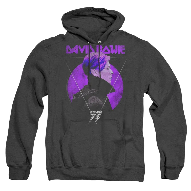 cozy hoodiecozy hoodieDavid Bowie Side Profile 75 Logo - Heather Pullover Hoodie