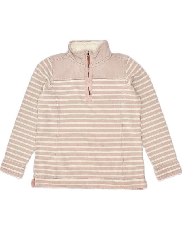 soft pullover hoodiesoft pullover hoodieFAT FACE Womens Sweatshirt Jumper UK 14 Large Beige Striped Cotton Classic