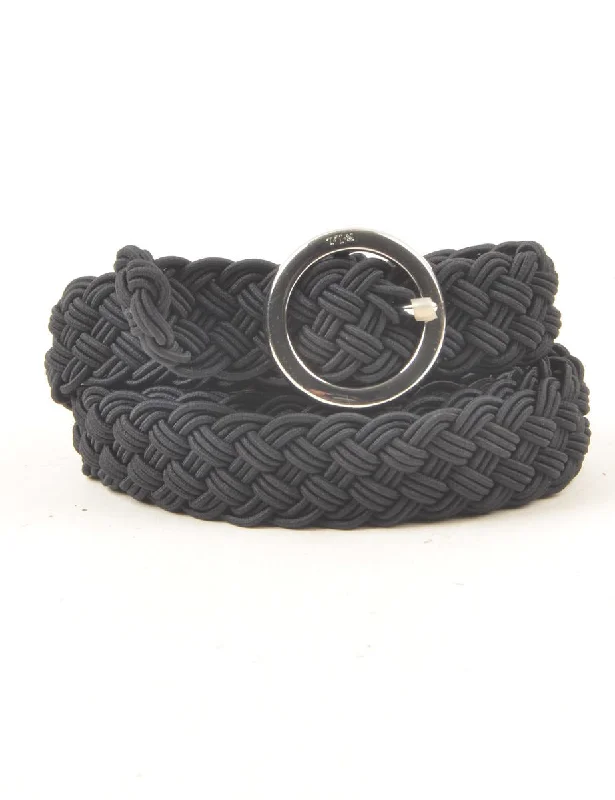 Instant Discount Black Waist Belt - L
