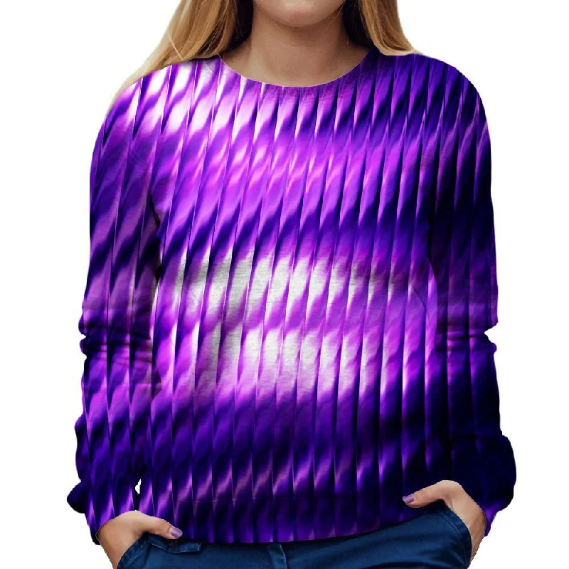 Closeout vibrant athletic hoodiePurple Reflection Womens Sweatshirt