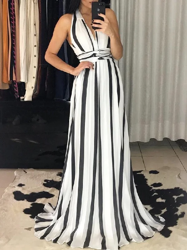 Year-End Clearance Beautiful Prom Dresses with Sash Halter A Line Long Chiffon Simple Prom Dress JKL1323 Year-End Clearance Beautiful Prom Dresses with Sash Halter A Line Long Chiffon Simple Prom Dress JKL1323