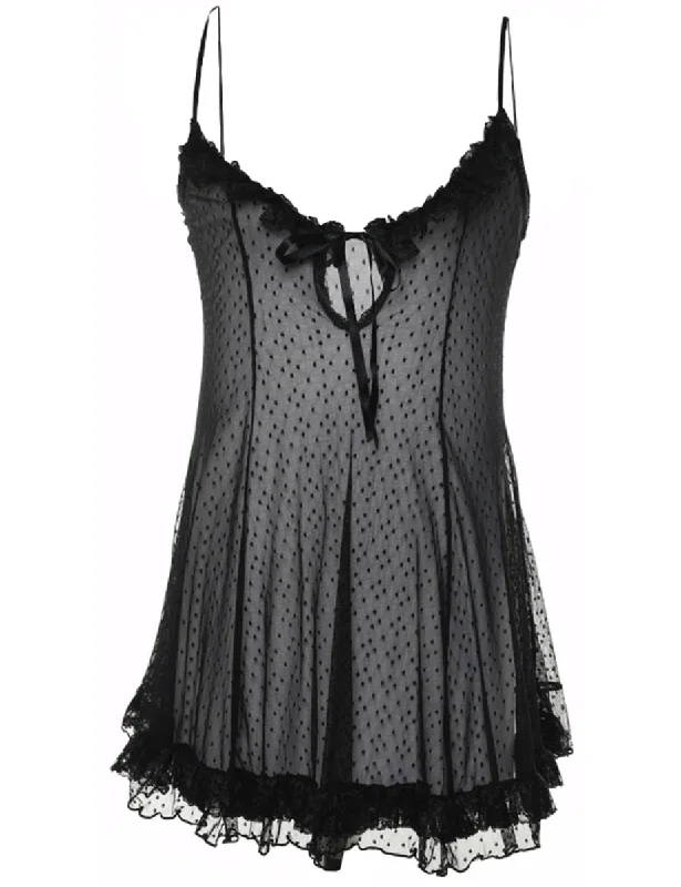 fashion-forward coatBlack Babydoll - S