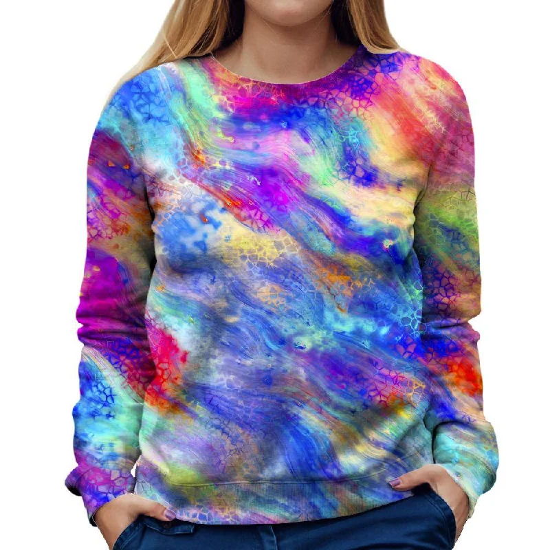 Daily Deals graphic gym sweatshirtSmeared Womens Sweatshirt