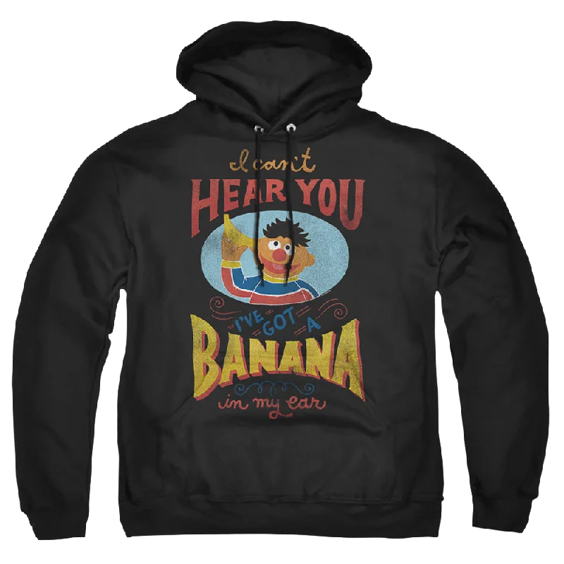 Mega Sale comfortable hoodieSesame Street Ernie Banana In My Ear - Pullover Hoodie