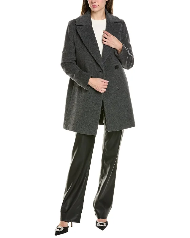 Online Exclusive Cinzia Rocca Icons Wool & Cashmere-Blend Coat