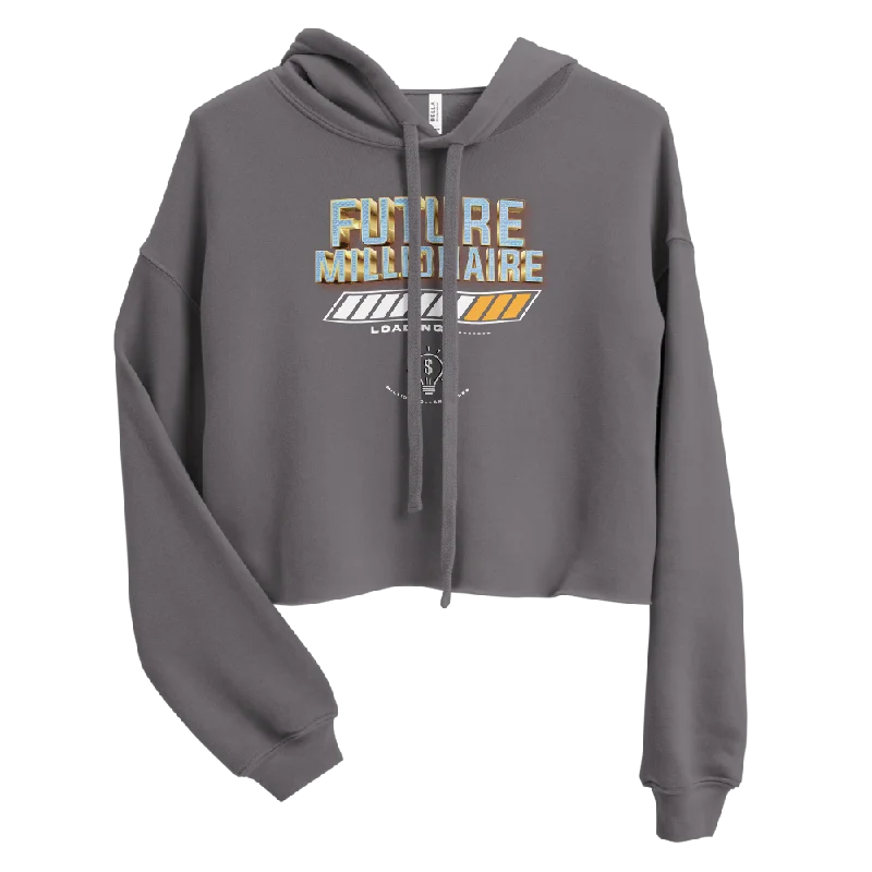 Instant Discount performance hoodie for gymFuture Millionaire Crop Hoodie