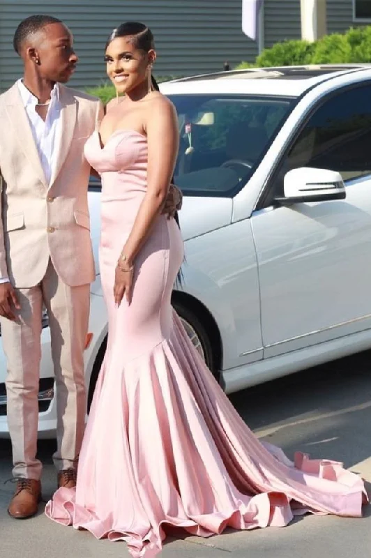 Deal Alert Sweetheart Mermaid Evening Dress Sleeveless Slim Floor Length Sweep train Deal Alert Sweetheart Mermaid Evening Dress Sleeveless Slim Floor Length Sweep train