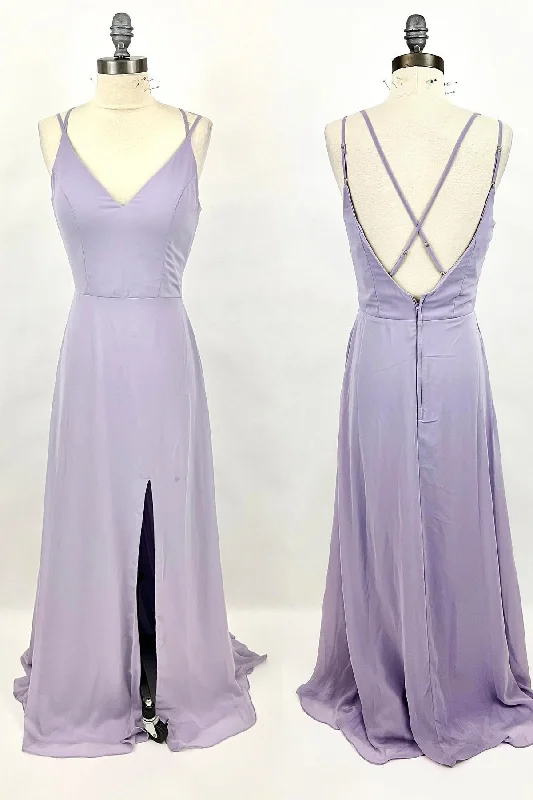 Can't Miss casual shift dressDouble Straps Light Purple A-line Long Bridesmaid Dress Can't Miss casual shift dressDouble Straps Light Purple A-line Long Bridesmaid Dress