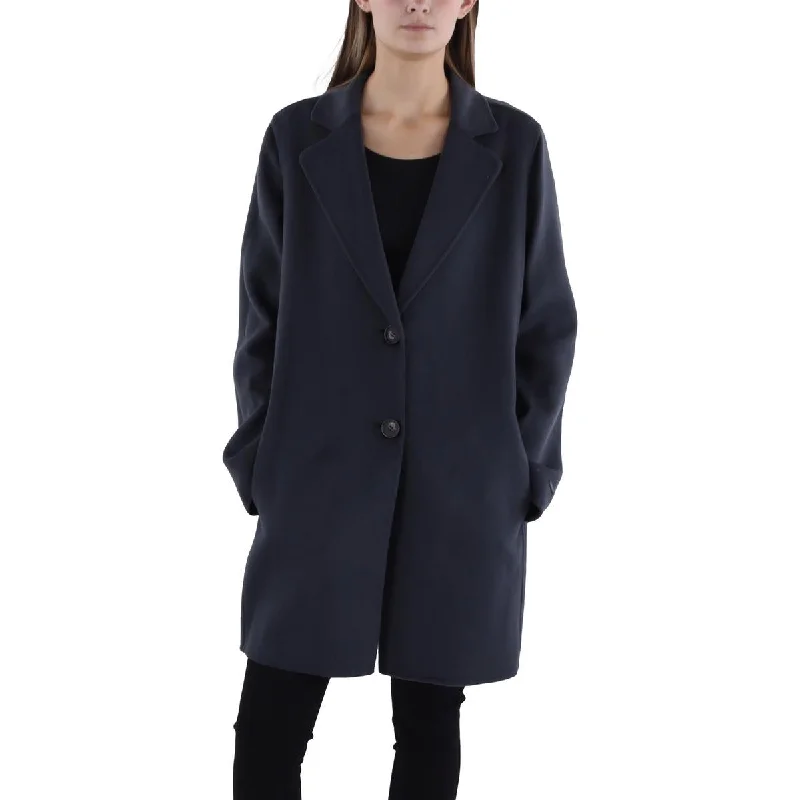 Savings Galore Womens Wool Blend Long Sleeve Pea Coat