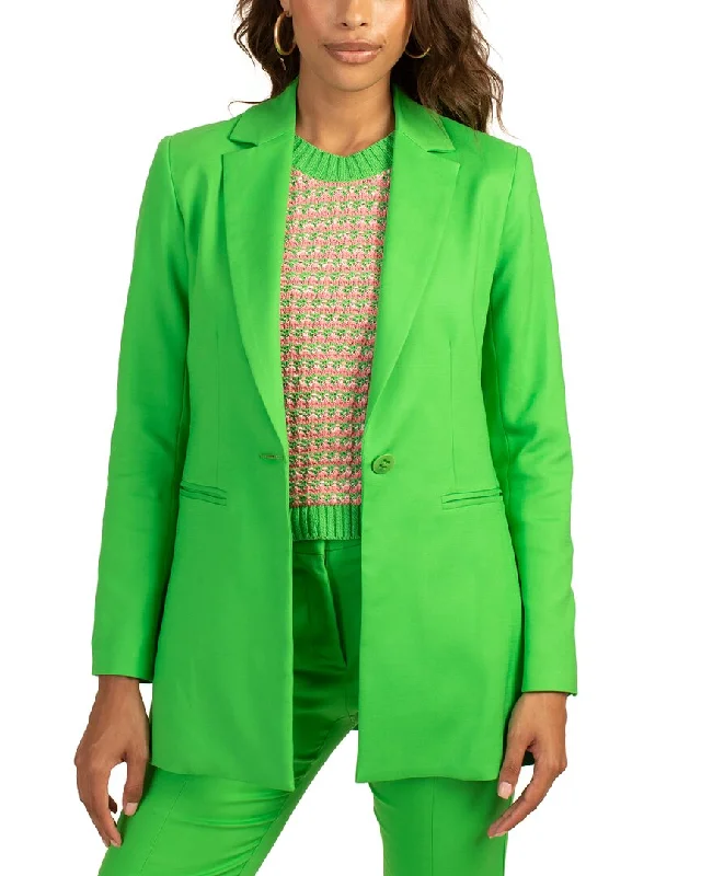 padded puffer coatTrina Turk Sunview Blazer