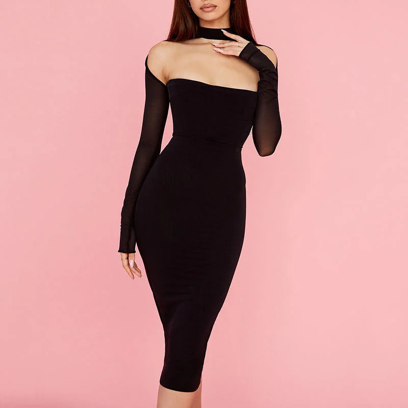 casual evening dressJane Sleeve Long Dress