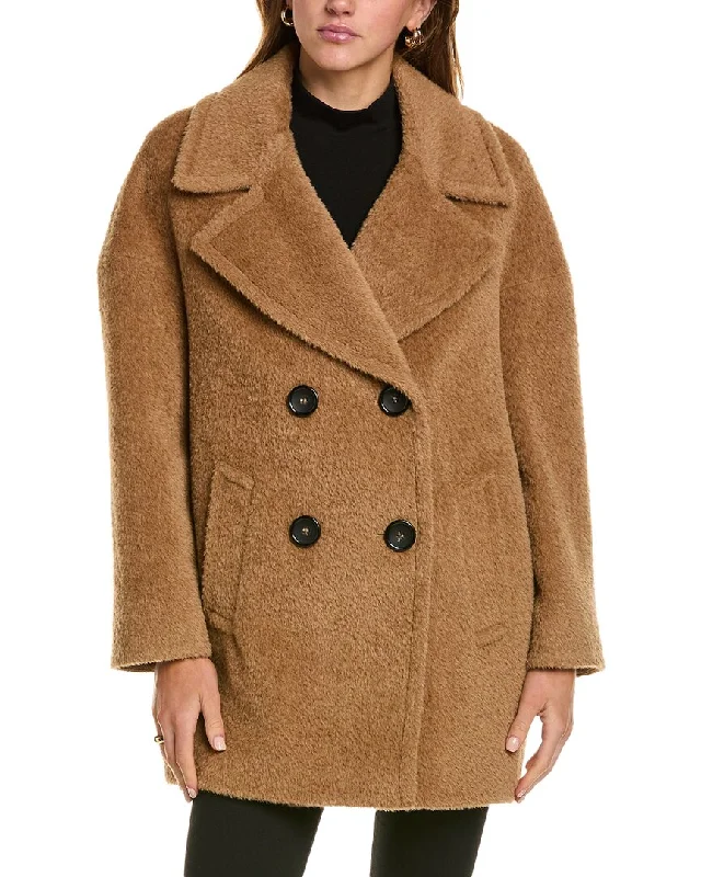 Limited Availability Cinzia Rocca Icons Medium Wool & Alpaca-Blend Coat