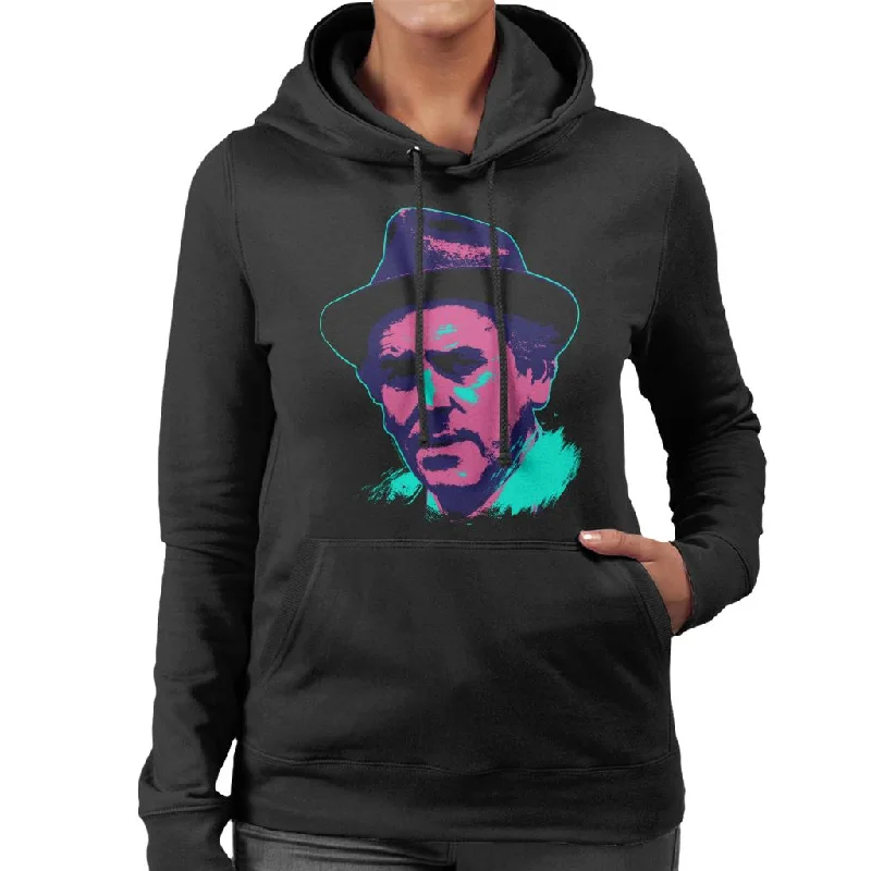Exclusive Preview lightweight hoodieTV Times Actor George Cole Minder 1982 Pop Art Stylised Women's Hooded Sweatshirt Exclusive Preview lightweight hoodieTV Times Actor George Cole Minder 1982 Pop Art Stylised Women's Hooded Sweatshirt