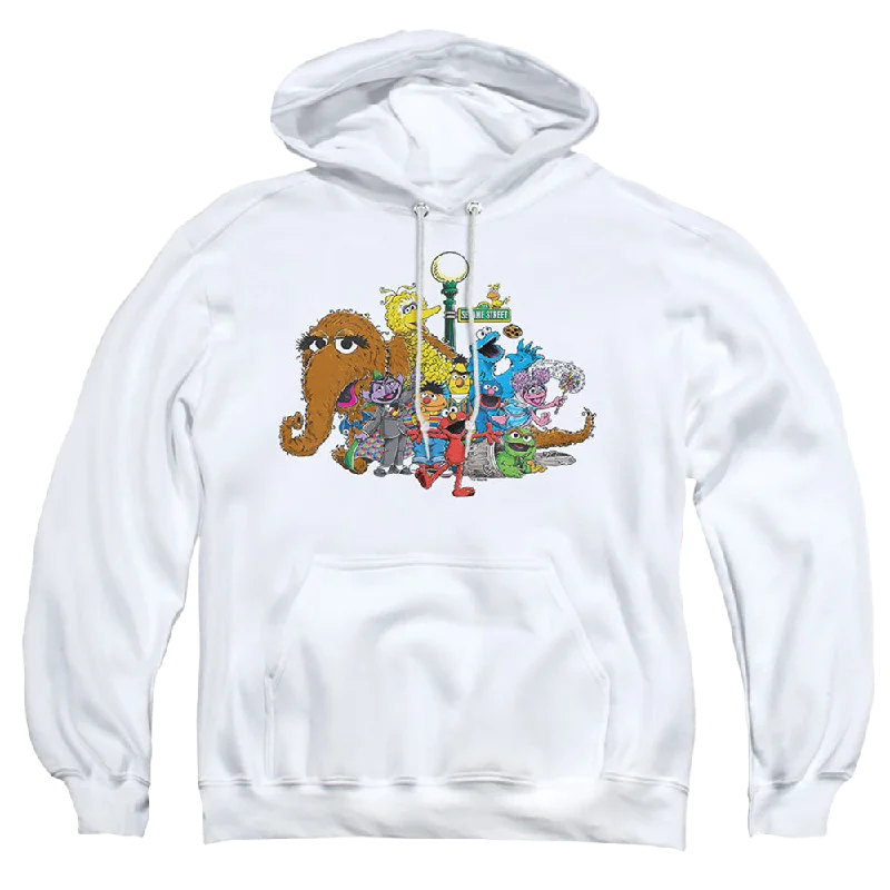 Act Fast stylish pullover hoodieSesame Street Group Street Light - Pullover Hoodie