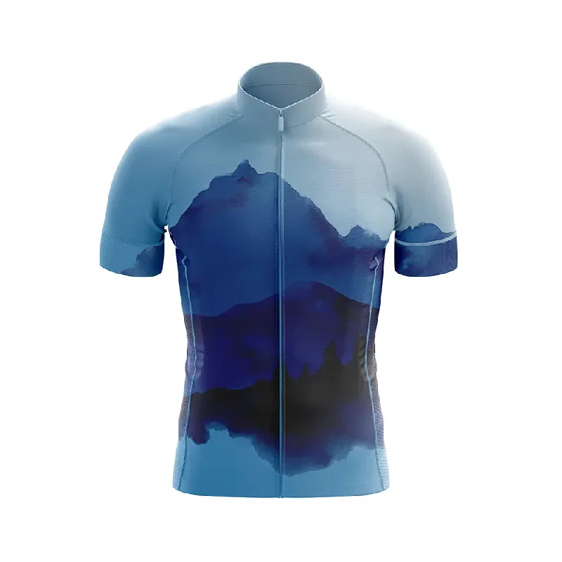 Best Deals streetwear gym sweatshirtBest Views Come After The Hardest Climb Blue Short Sleeve Cycling Jersey