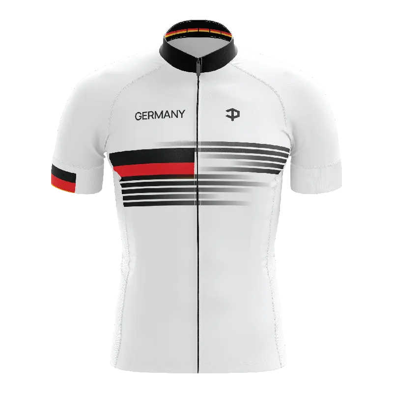 Quick Sale chic fitness hoodieGermany Short Sleeve Cycling Jersey