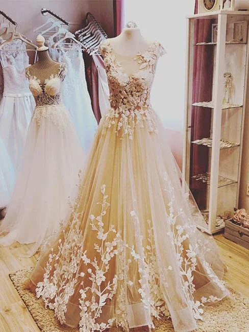 Extra Savings Chic Prom Dresses A-line Floor-length Appliques Beautiful Long Prom Dress JKL1377 Extra Savings Chic Prom Dresses A-line Floor-length Appliques Beautiful Long Prom Dress JKL1377