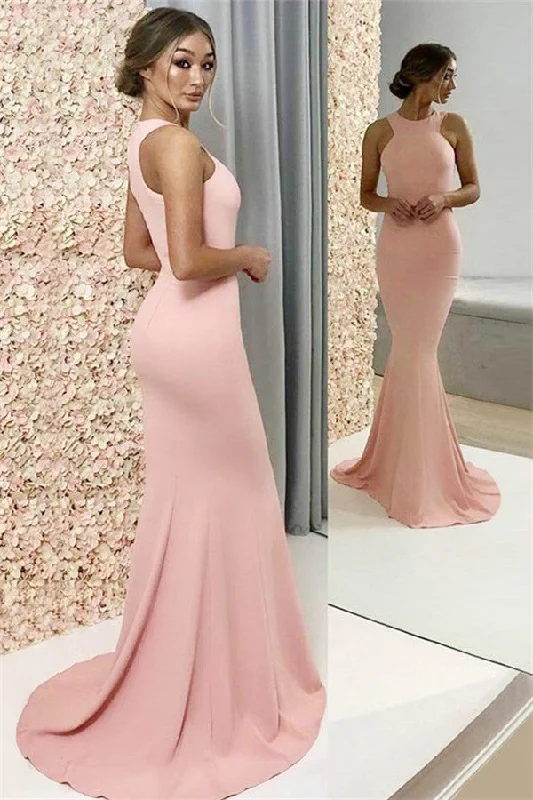Exclusive Online Offer Gorgeous Halter Sleeveless Prom Dresses Popular Mermaid Chic Evening Dresses Exclusive Online Offer Gorgeous Halter Sleeveless Prom Dresses Popular Mermaid Chic Evening Dresses