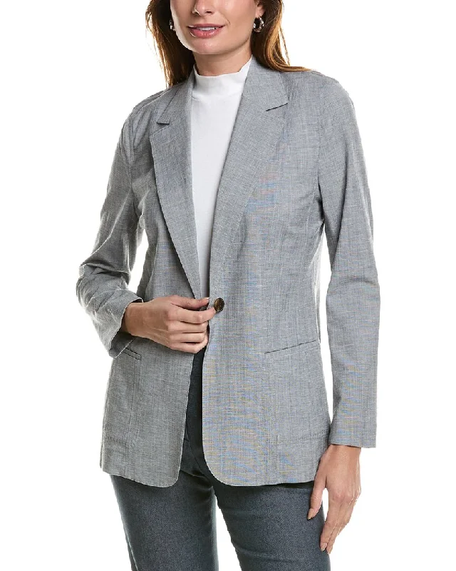 Fantastic Offers Lafayette 148 New York Ashby Linen-Blend Blazer