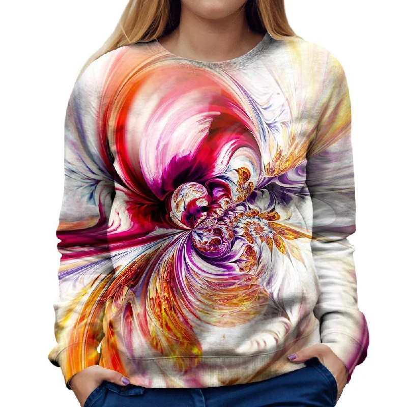 Special Savings performance workout sweatshirtAbstract Waves Womens Sweatshirt
