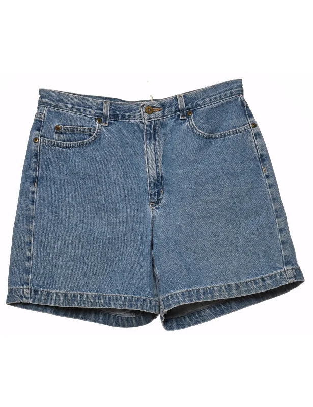 Can't Miss Light Wash Denim Shorts - W32 L6
