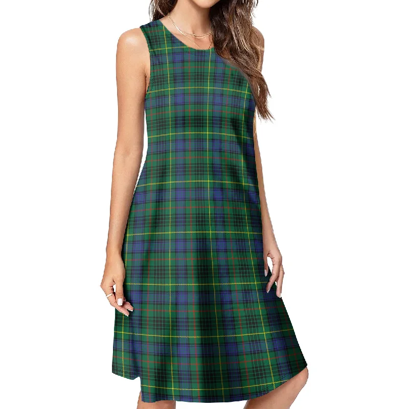 Today's Special Stewart Hunting Modern Tartan Womens Casual Dresses