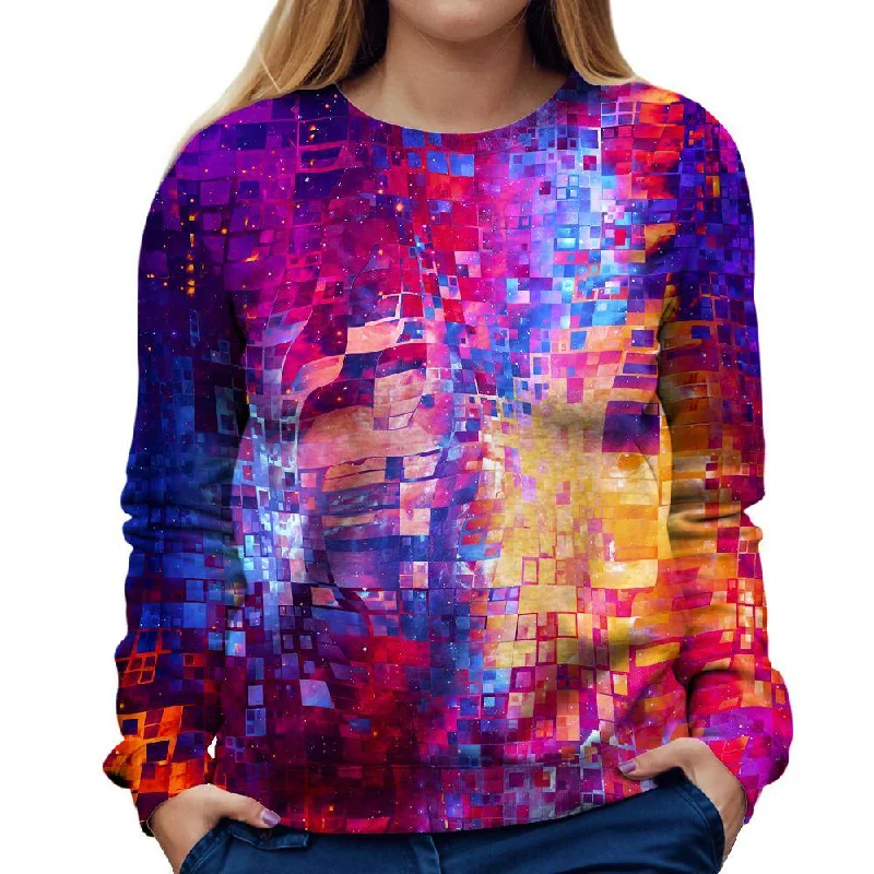 Year-End Sale workout-ready hoodieColor Portal Womens Sweatshirt