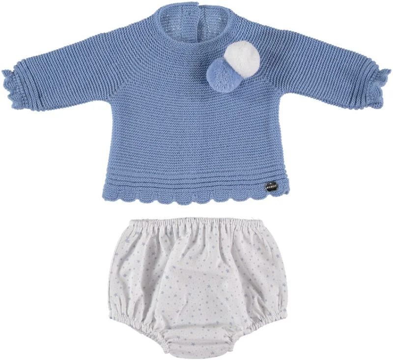 fitted cocktail dressPale Blue Infant Knit