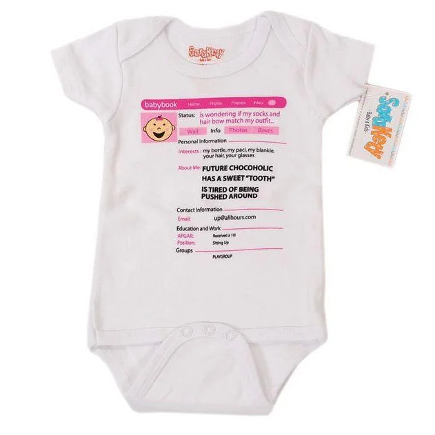 romantic dressSara Kety BabyBook Pink Onesie 0-6M