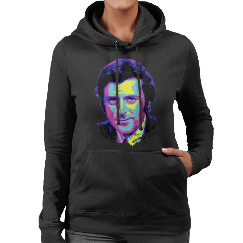 Get It Before It’s Gone stylish hoodieTV Times Presenter Terry Wogan 1972 Pop Art Stylised Women's Hooded Sweatshirt Get It Before It’s Gone stylish hoodieTV Times Presenter Terry Wogan 1972 Pop Art Stylised Women's Hooded Sweatshirt