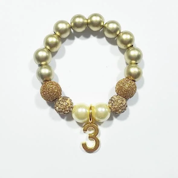 Value Deals modern dressHeart Me First Birthday Bracelet