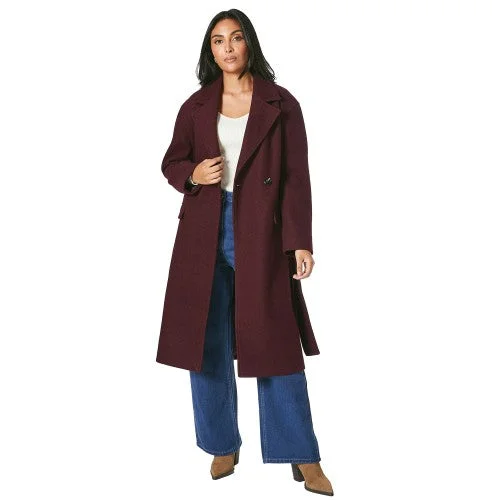 windbreaker jacketPrinciples Womens/Ladies Maxi Double-Breasted Petite Coat