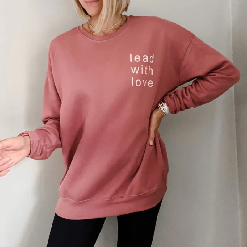 Online Specials luxury fitness sweatshirtLead With Love Sweatshirt