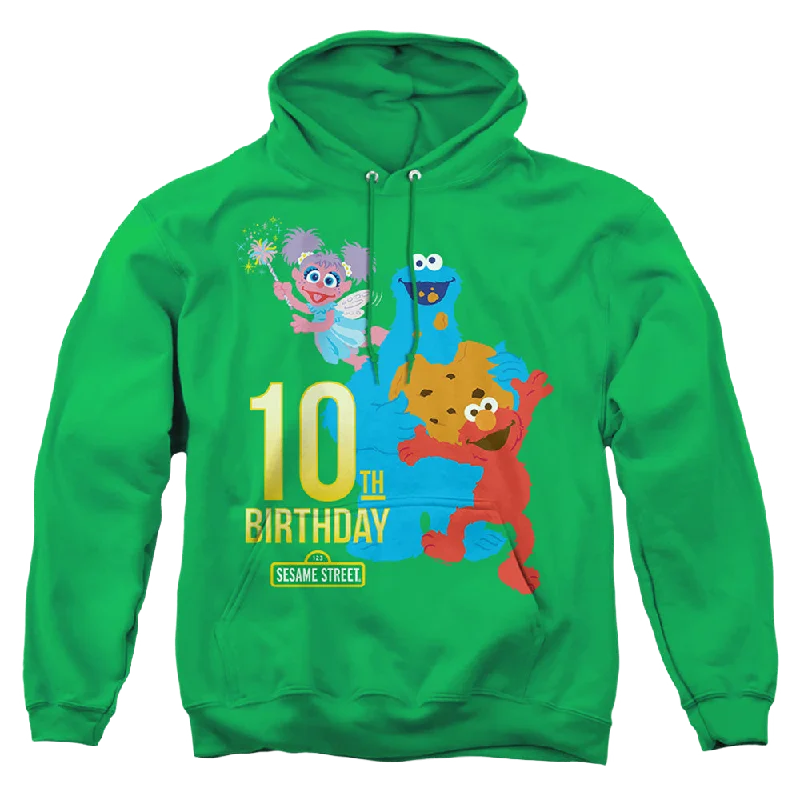 Lowest Price fashion hooded jacketSesame Street 10Th Birthday - Pullover Hoodie